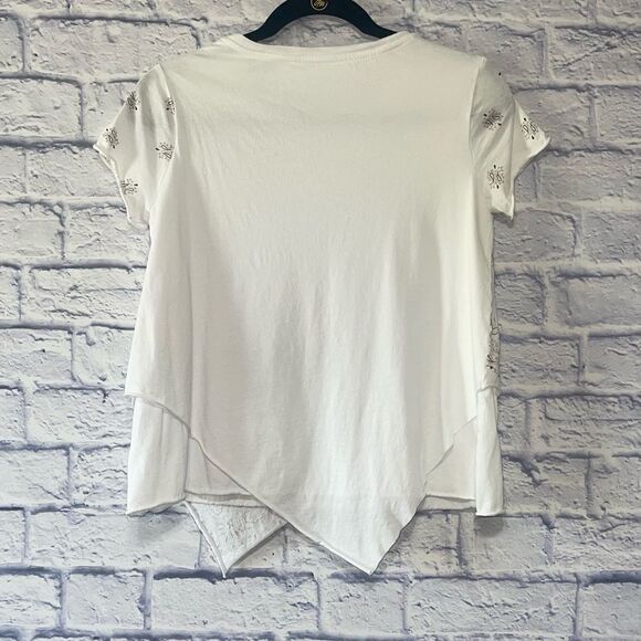 Allsaints bandana Daisy t shirt chalk white all saints - Picture 5 of 12